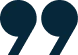 Quotation marks symbol on white background